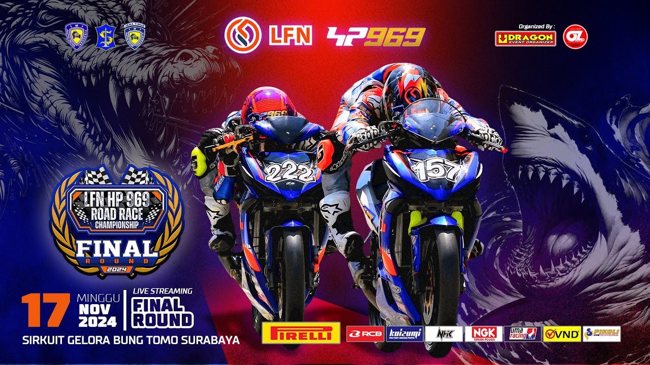 📡 Live Streaming Day 2 |  LFN HP969 ROAD RACE CHAMPIONSHIP 2024  |  Grand Final  |  Sirkuit GBT