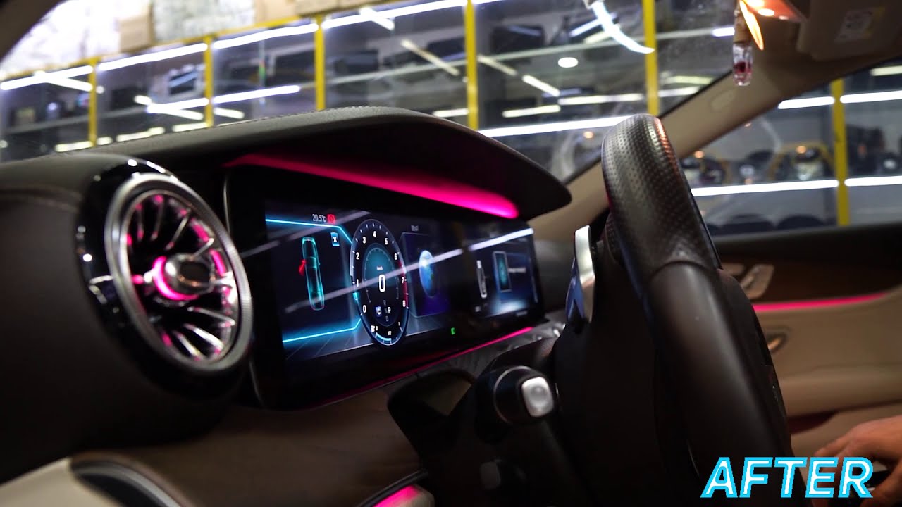 MERCEDES E SERİSİ W213 2016-2020 MODEL ARASI - ORJİNAL HAYALET GÖSTERGE VE  COMAND EKRAN  CAR PLAY