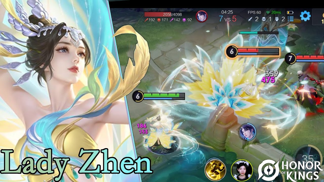 Honor of Kings（Lady Zhen）Lady Zhen's best beautiful skin｜A skin mais bonita de Lady Zhen（ERA 1788)