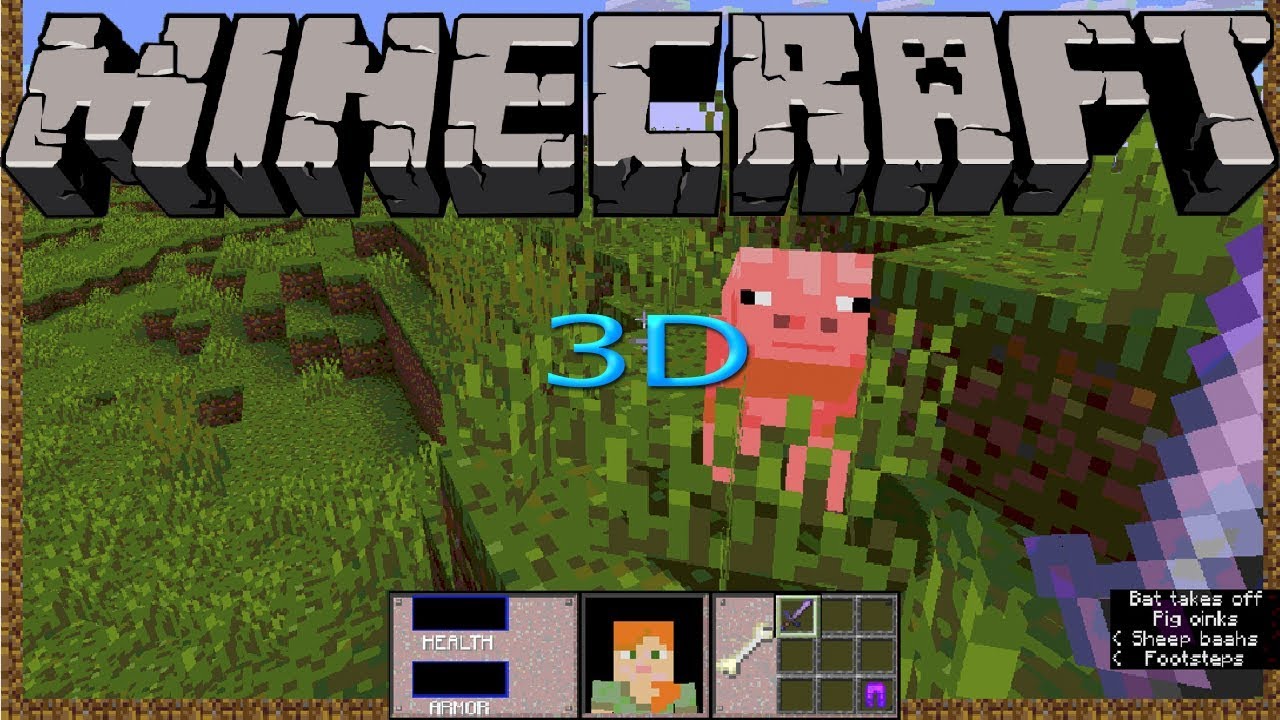 КАК ВЫГЛЯДИЛ МАЙНКАРФТ В 1994 Minecraft 3D