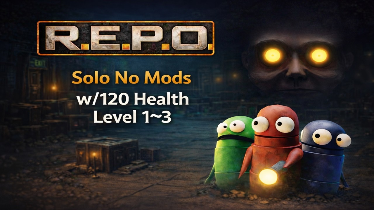 A.S.M.R. Solo No Mods w/120 Health Challenge【R.E.P.O.】