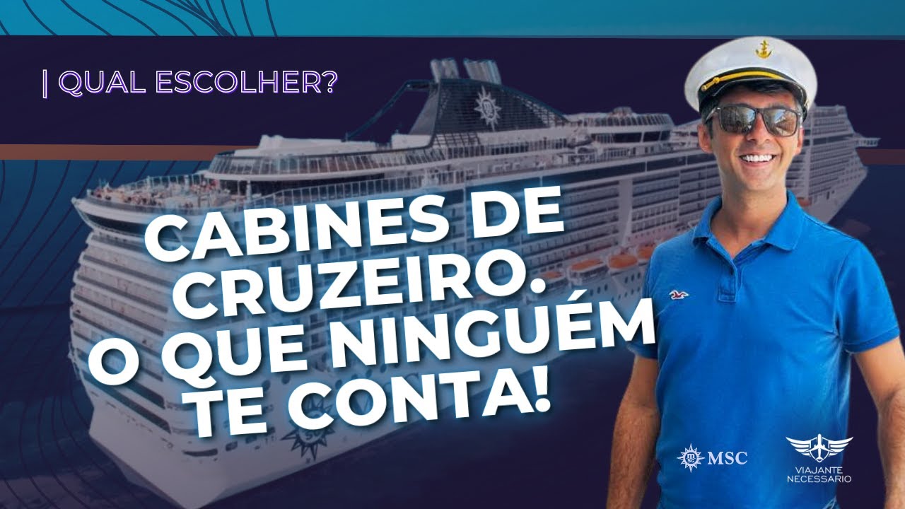 Cabines de Cruzeiro - Qual escolher? O que ninguém te conta- MSC Seashore, MSC Seaview, MSC Fantasia