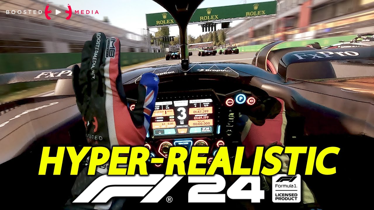 F1 24 in an INSANE $100K Motion Sim Rig!