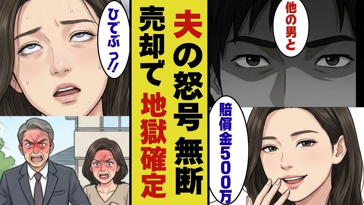 【漫画】【因果応報】「邪魔だから」愛車を売り飛ばしパチンコ三昧…元専業主婦の最凶行為に夫が復讐！