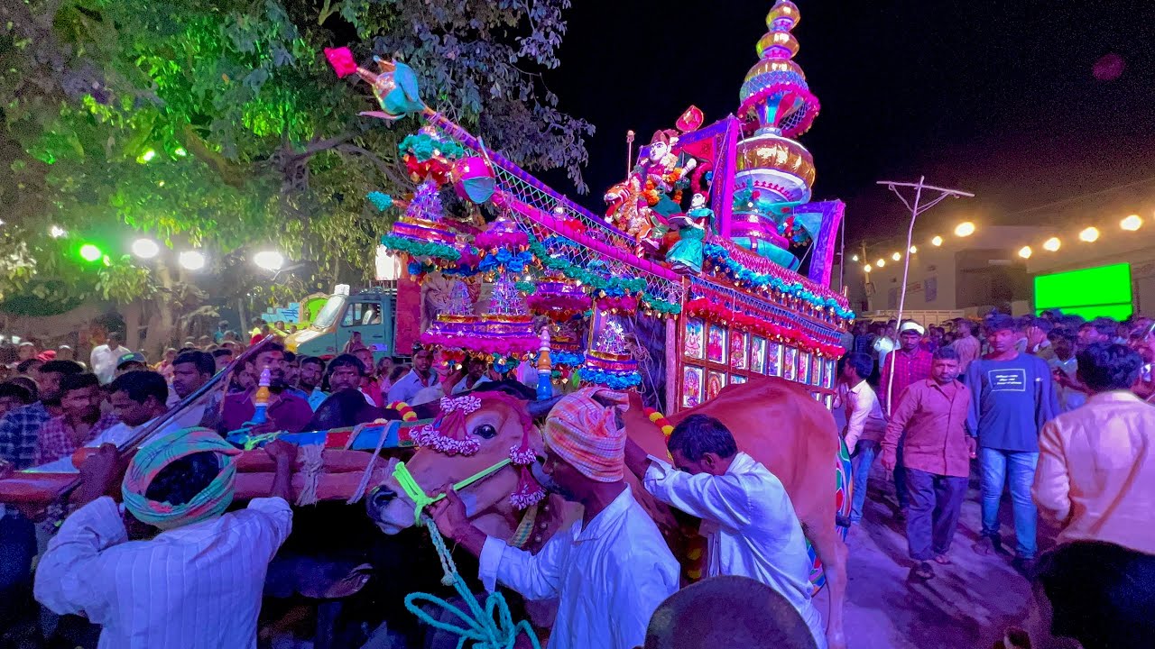 Edupayala Jatara 2023 | Edla Bandi Uregimpu at Edupayala Vana Durga Bhavani Temple | 