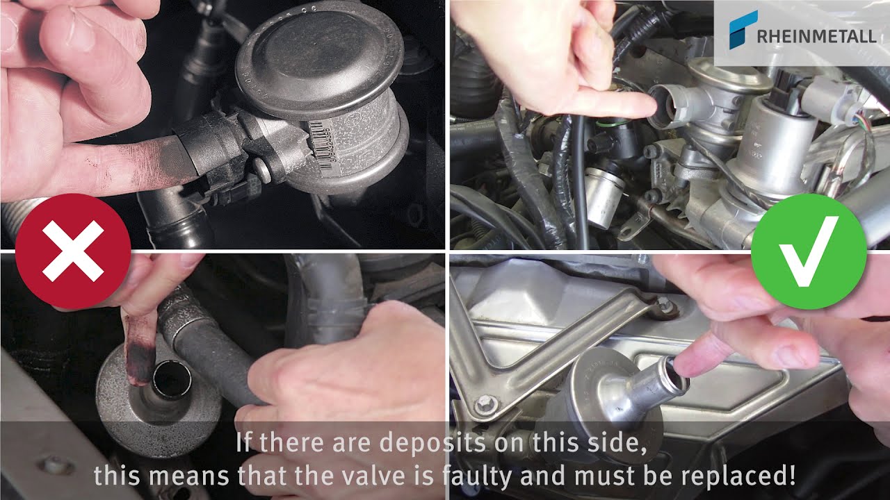Checking the secondary air valve quickly and easily