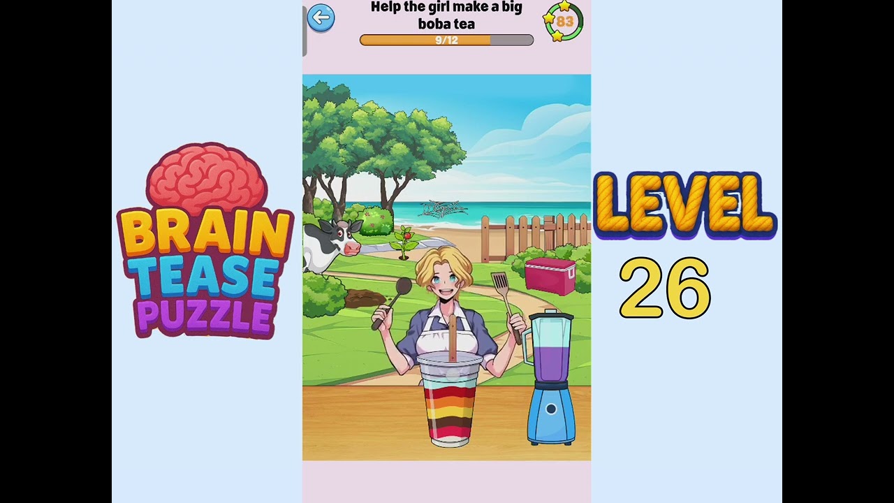 Brain tease puzzle level 26 Walkthrough Solution