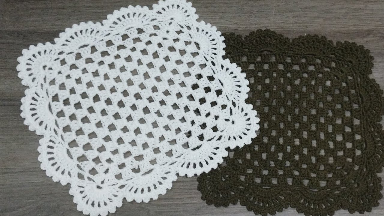 Toalhinha de crochê  canhoto passo a passo #semprecirculo #crochet #toalhinha #helenagonçalves  