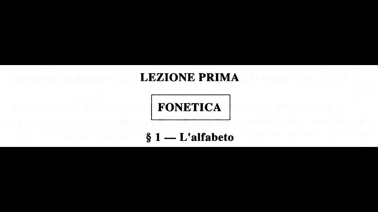 Ebraico biblico - Lezione 1. L'alfabeto
