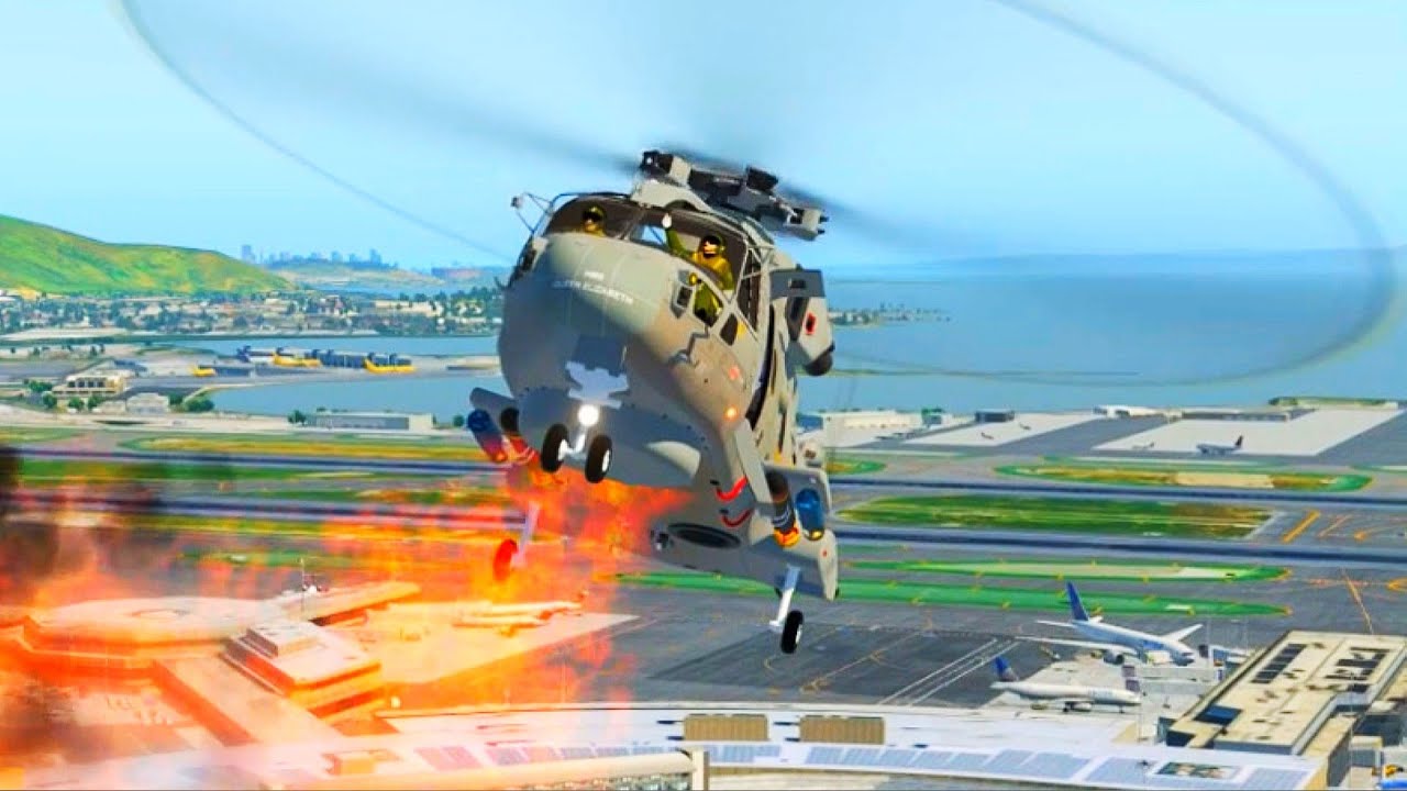 Helicopter Pilot Requests An Emergency Landing / X Plane 11 