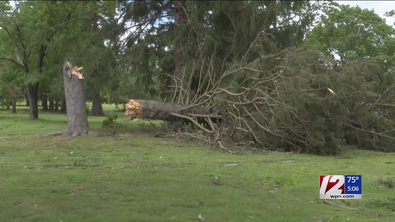 Johnston cemetery disturbed by fast-moving storm