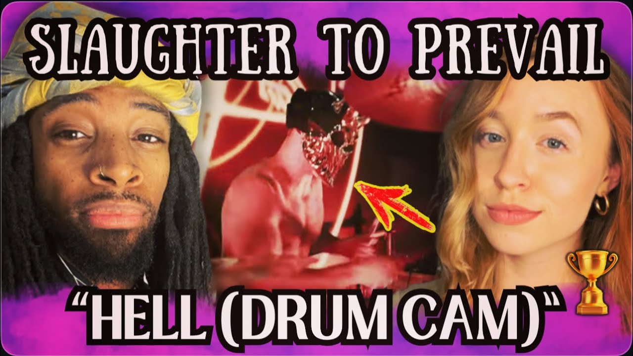 WE React to SLAUGHTER TO PREVAIL's INSANE Drummer Drum Cam for HELL!
