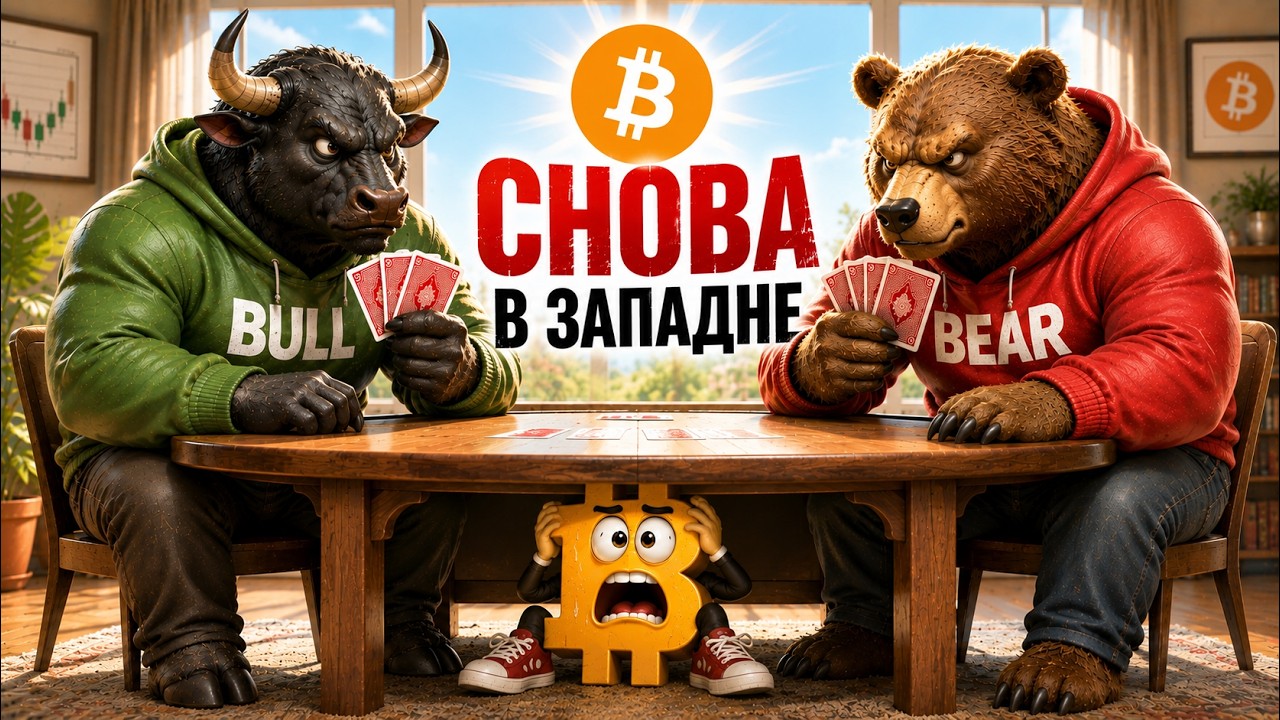 🟠 Bitcoin зажали с двух сторон. Как действовать и что делаю я?