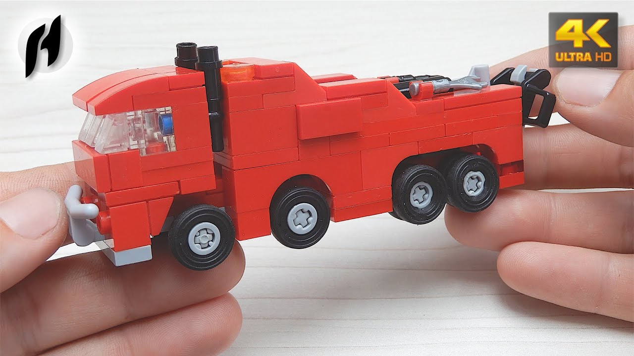 How to Build a Heavy Tow Truck 8x4 (MOC - 4K)