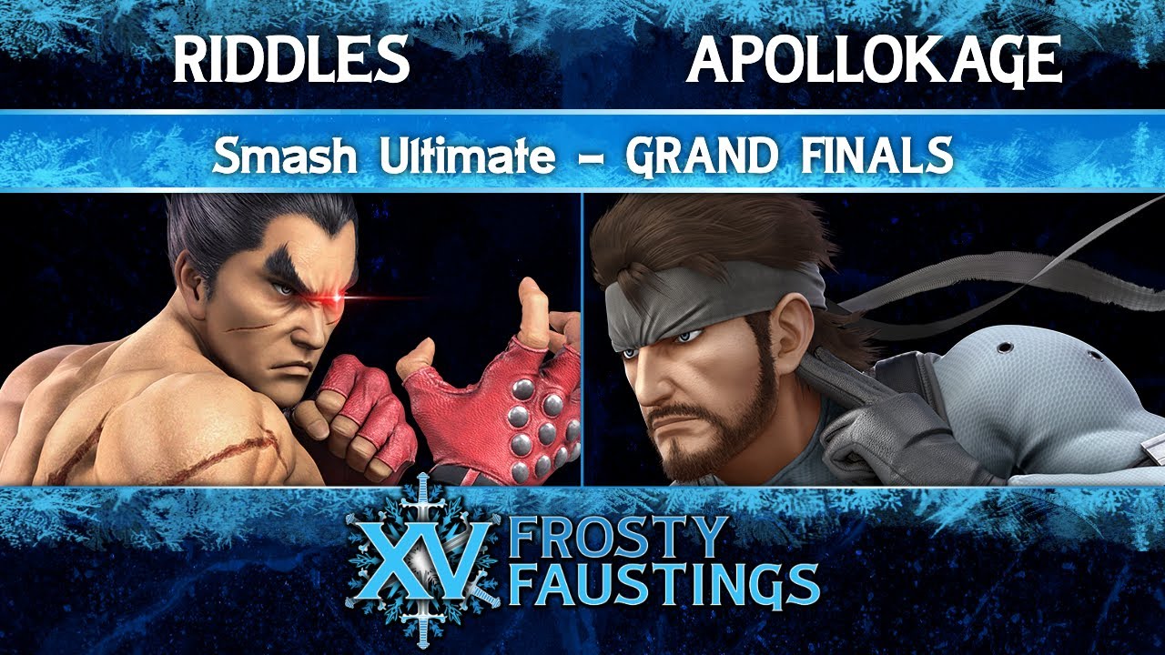 Frosty Faustings XV 2023 Grand Finals - Riddles (Kazuya) vs ApolloKage (Snake) - Smash Ultimate