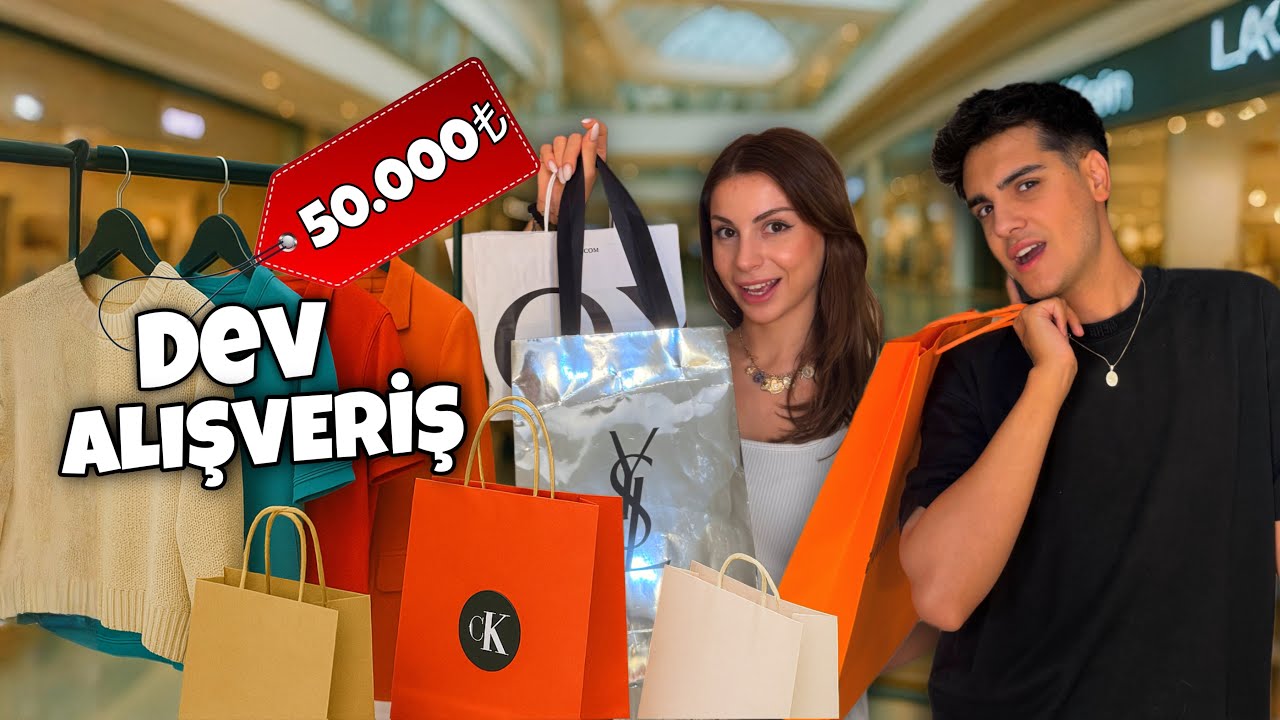 B&Uuml;Y&Uuml;K ALIŞVERİŞ VLOG!? 🛍️ Melih Yıldırım | Sıla Beyoğlu | Serkan 
