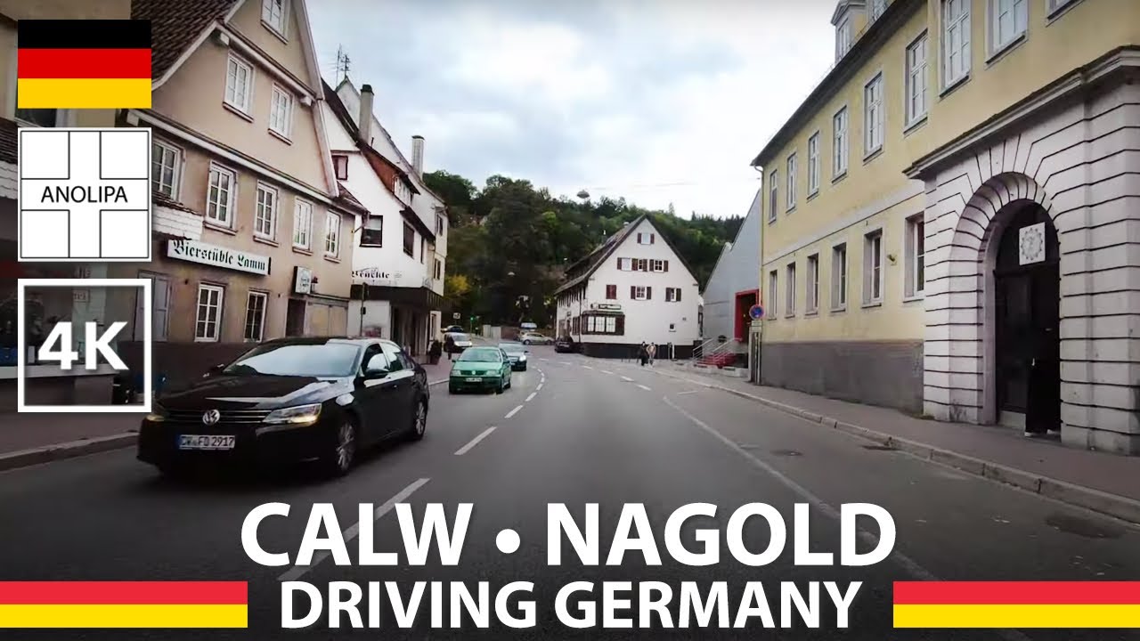 GERMANY 🚙 🇩🇪 CALW to NAGOLD - Driving Germany - Fahren Deutschland tour 4K
