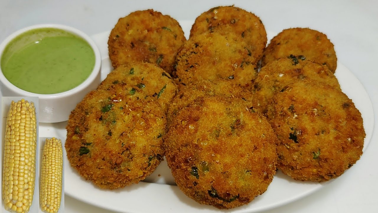 Vegetable Corn Cutlets | वेजिटेबल कार्न कटलेट | Corn Vegetable Cutlets | Corn Kabab | Chef Ashok