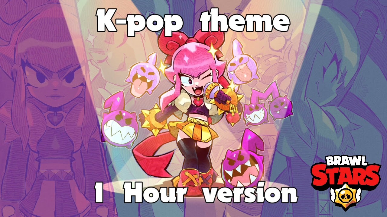 🎧1 HOUR BRAWL STARS MELODIE K-POP THEME🎧 (Melodie my beloved🍷)