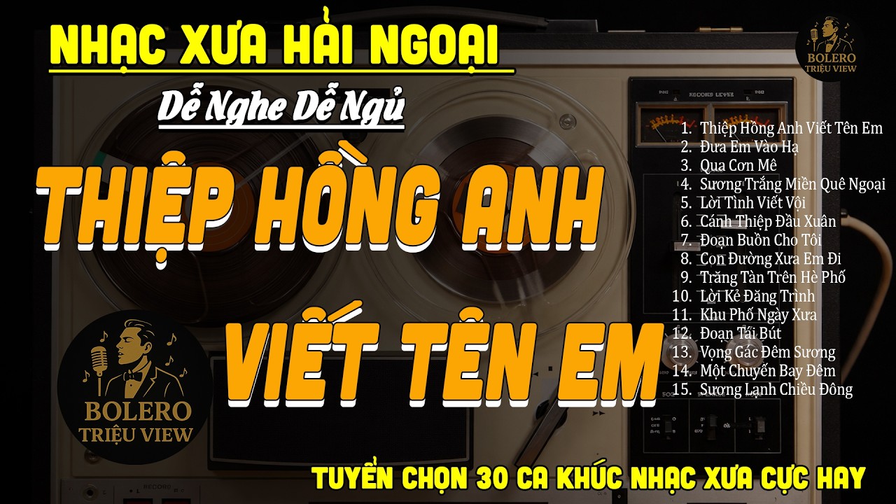 THIỆP HỒNG ANH VIẾT TÊN EM - LK BOLERO DIỄN QUÂN ĐỘC LẠ HAY NHẤT HIỆN NAY, NGHE CỰC ÊM TAI 2026