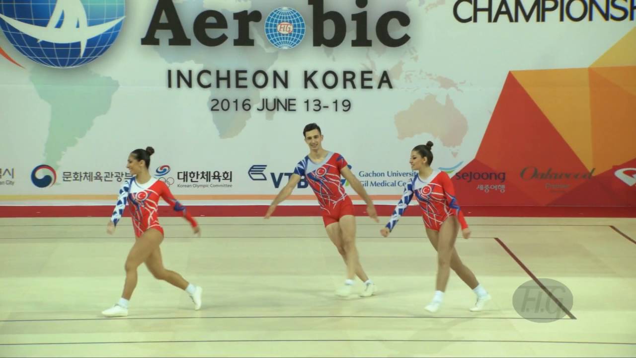 Turkey  (TUR) - 2016 Aerobic Worlds, Incheon (KOR) - Qualifications Trio