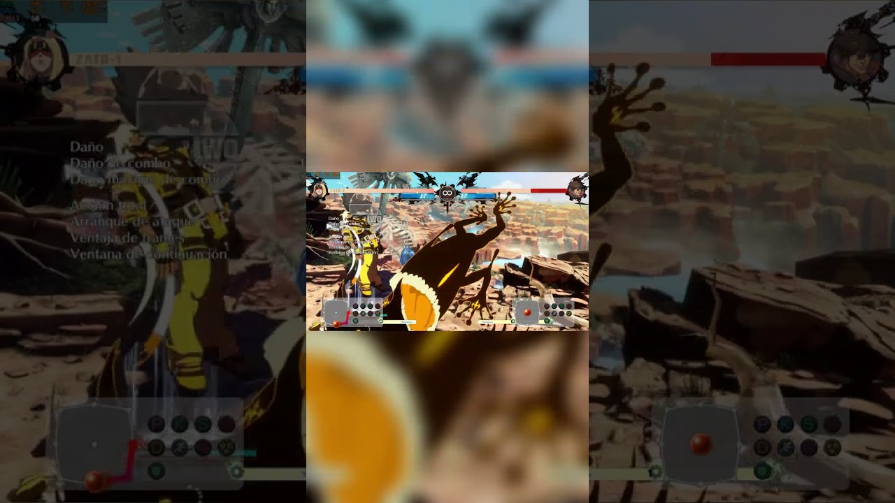 GGST Zato-1 high damage combo 