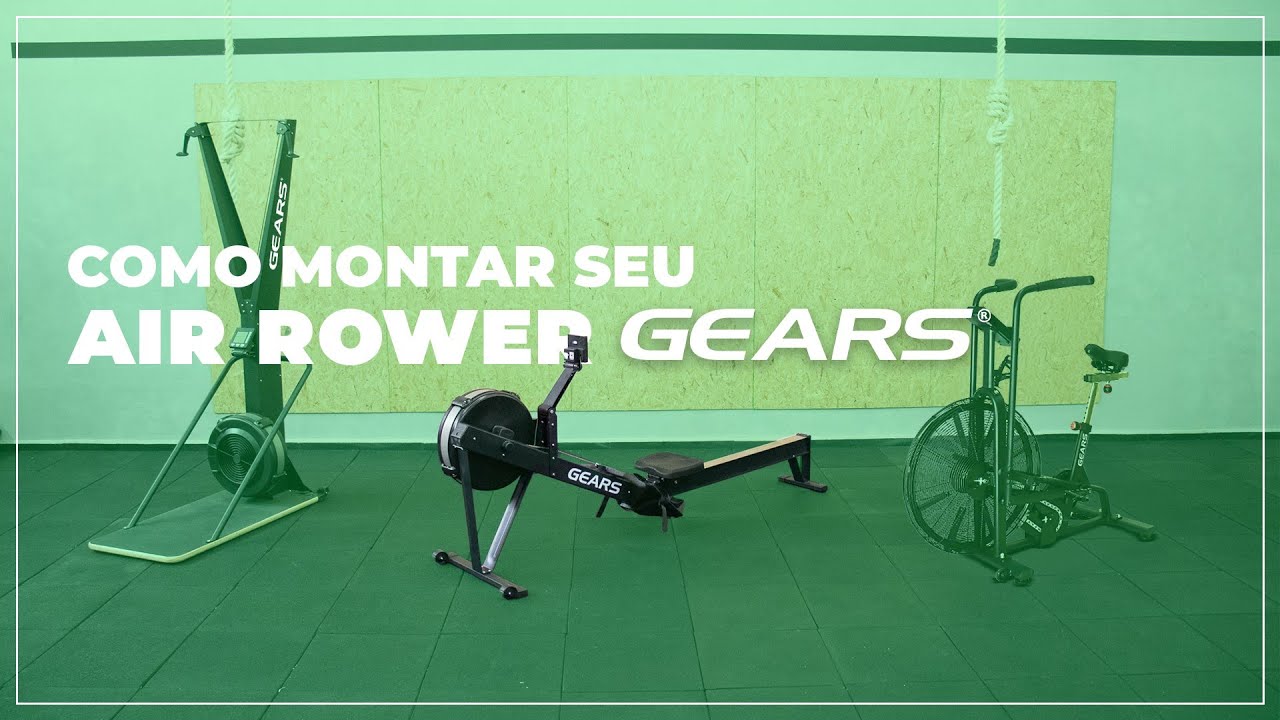 Como montar o seu Remo Indoor Air Rower | Gears Fitness