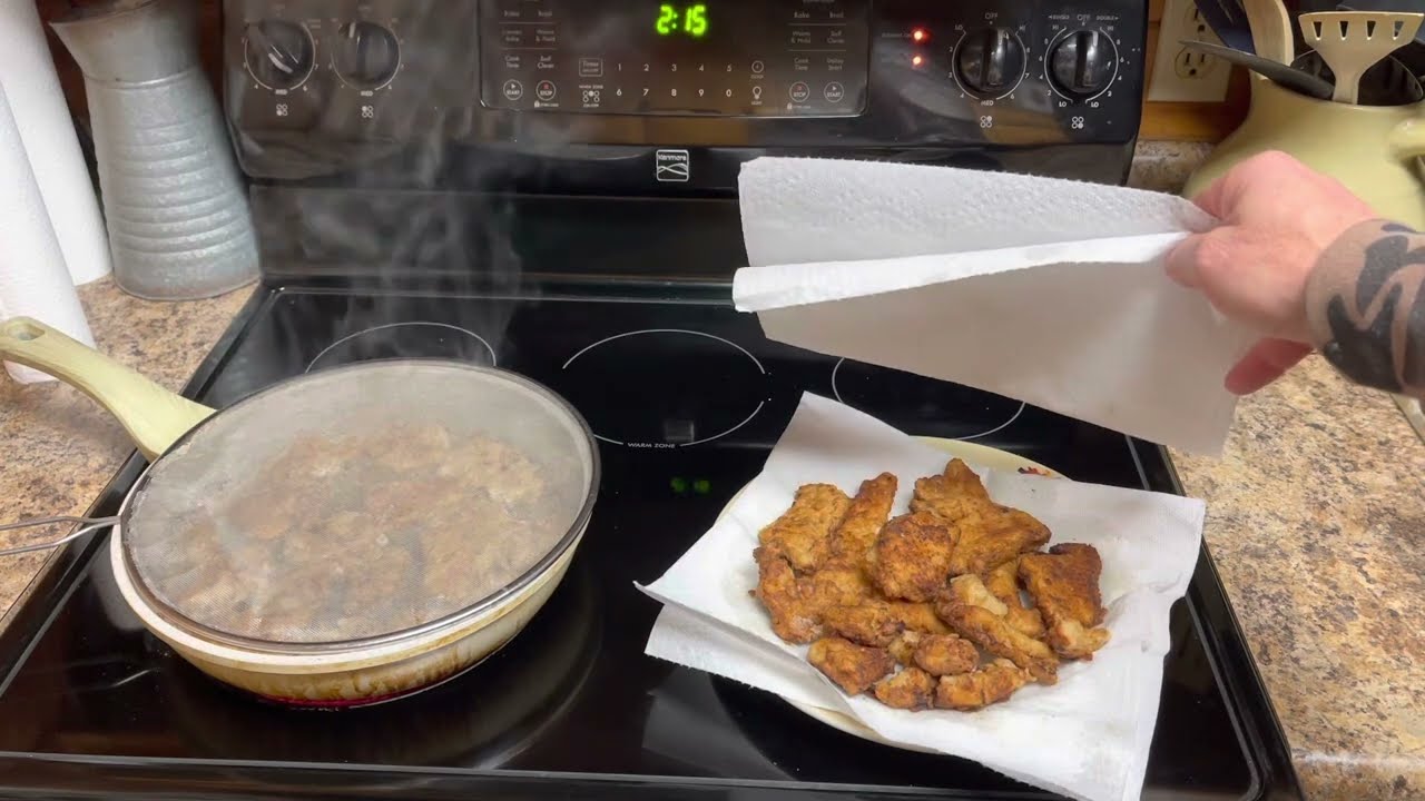 Fried Wild Turkey! How we Cook Wild Turkey in the South! Fry everything!
