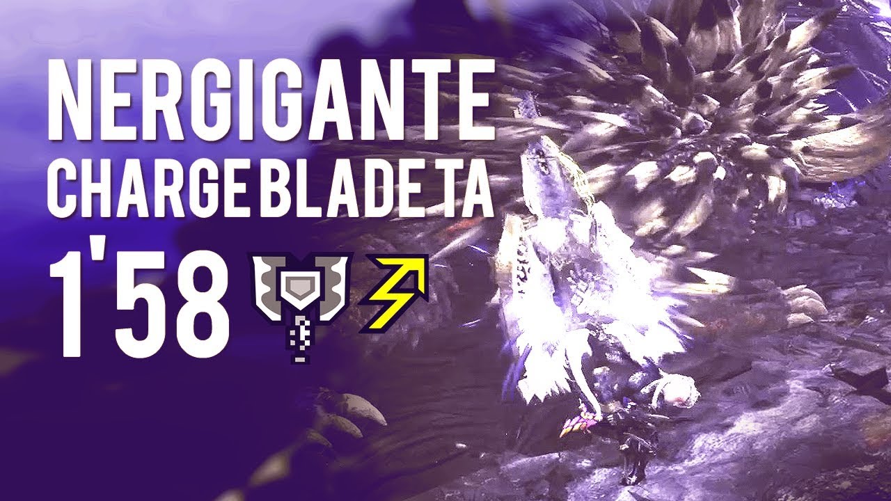 MHWorld | Nergigante TA Rules Solo (Elemental Charge Blade) 1'58