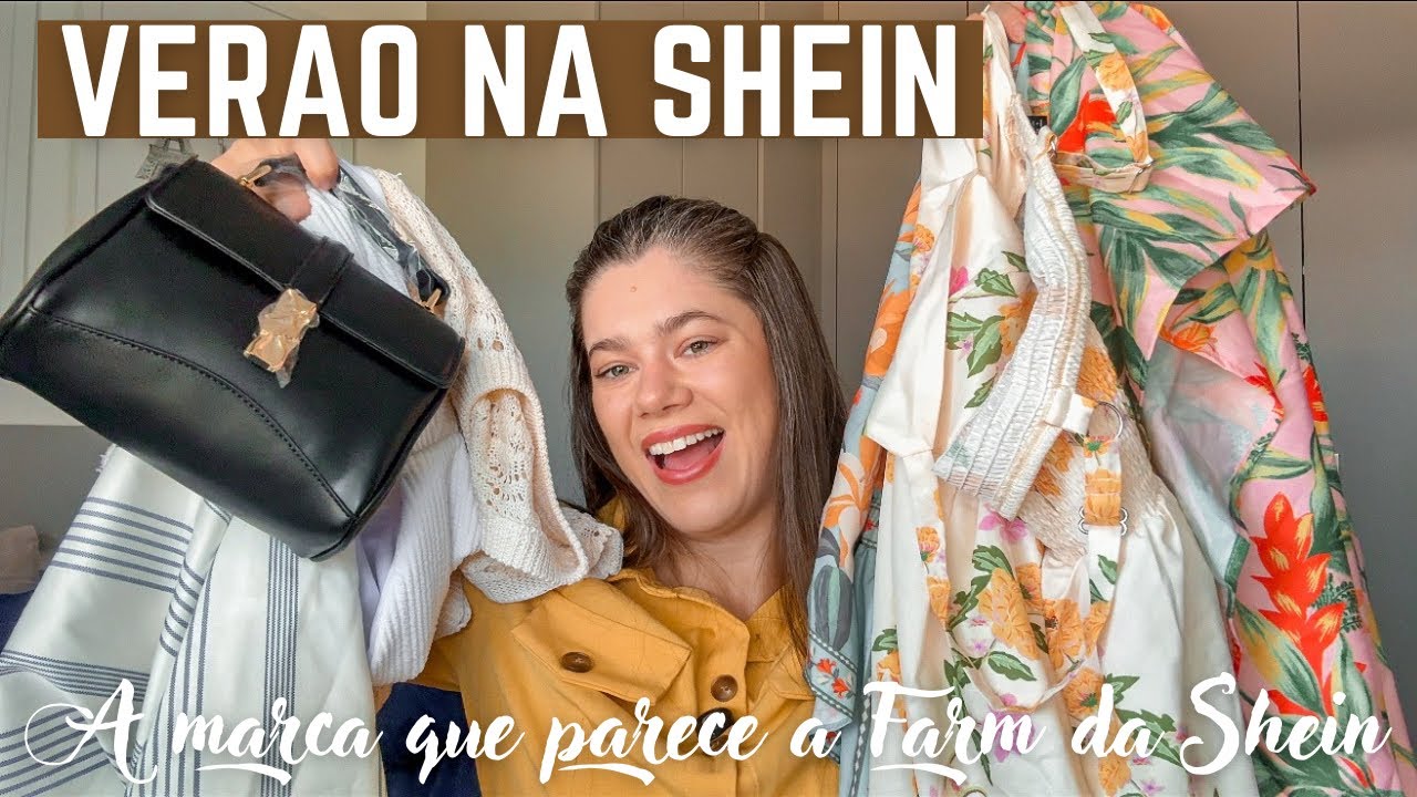 TENDÊNCIAS DE MODA VERÃO NA SHEIN | CAJUNI a marca perfeita que imita a Farm