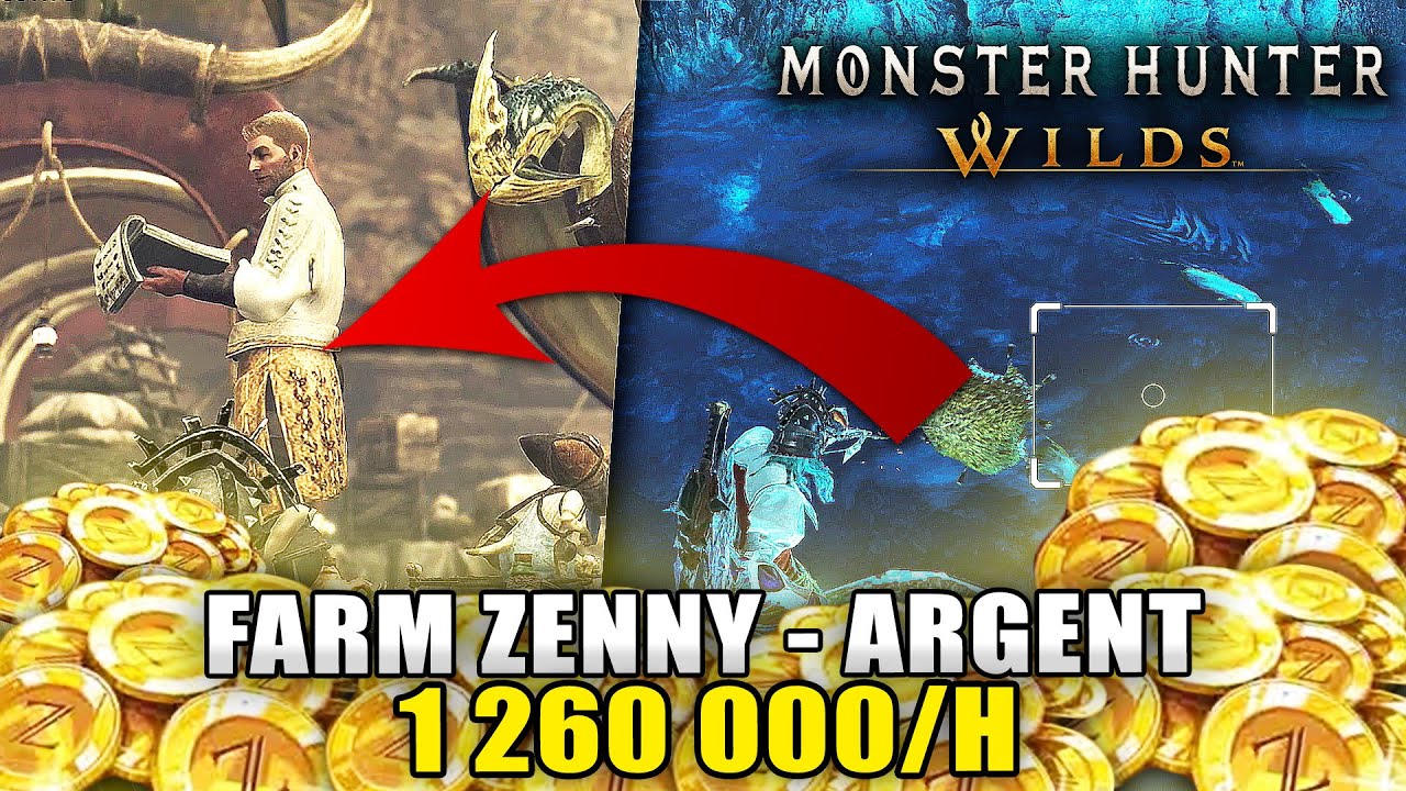 Monster Hunter Wilds : FARM d'ARGENT Rapide & Facile (Sans Glitch) ZENNY & POINT GUILDE 1260K/heure