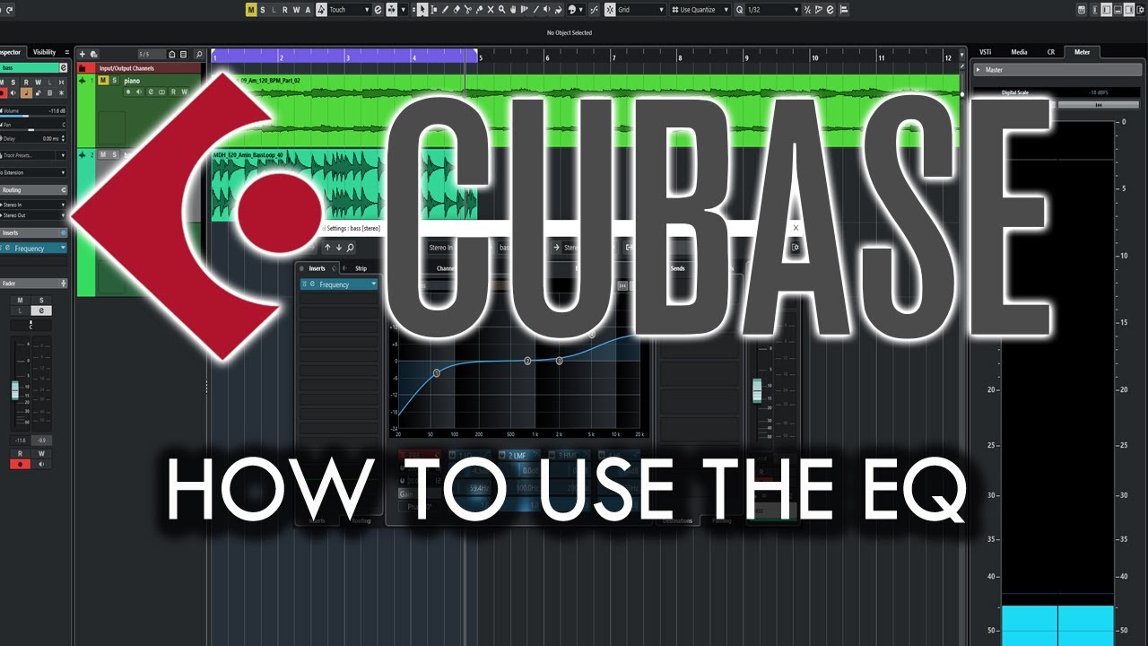 How to Use the Standard EQ in Cubase l Quick & Easy l Cubase Tutorial #Cubase #EQ