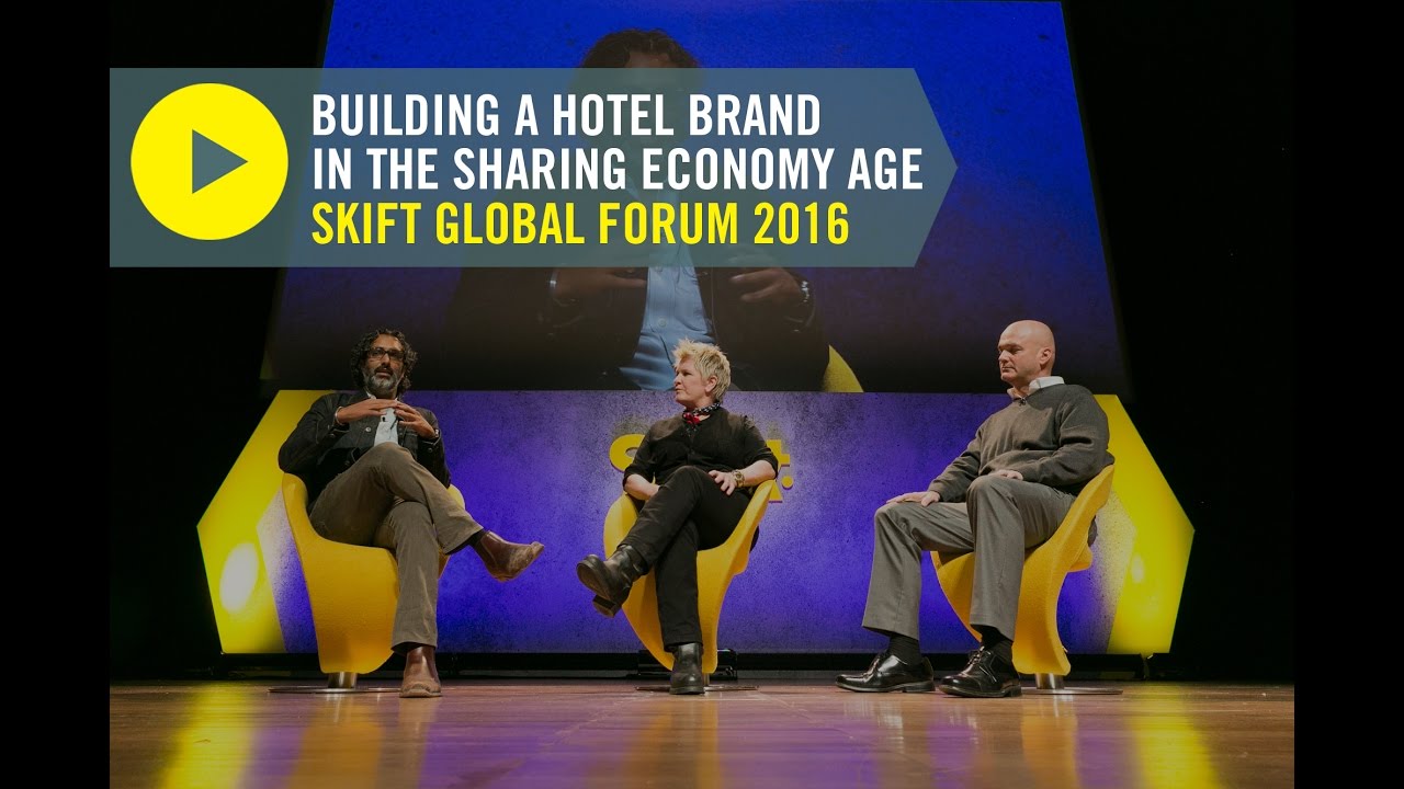 Standard CEO Amar Lalvani and Bunkhouse COO Liz Lambert at Skift Global Forum 2016