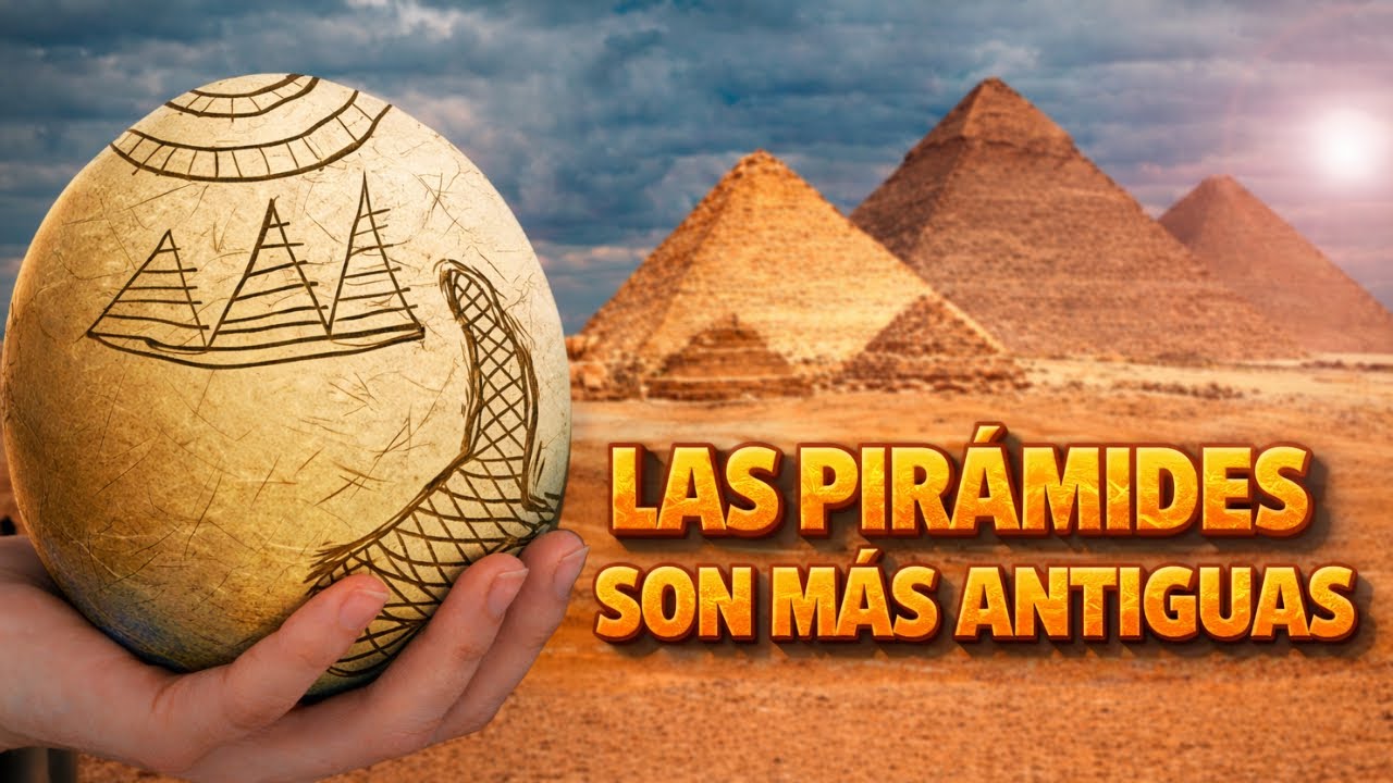 😱 ¿Pirámides dibujadas en el 4000 a.C.? Este huevo rompe la datación de las pirámides