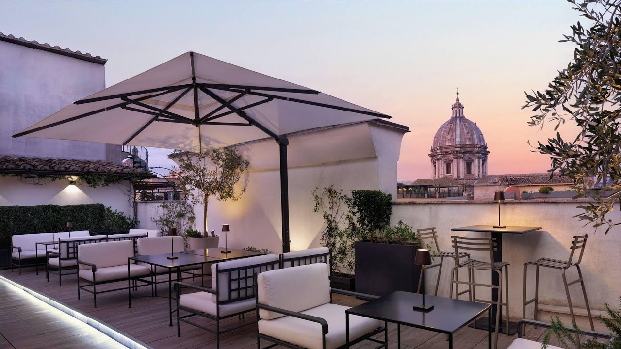 Terrace Pantheon Relais, Rome, Italy | Travel With Divya