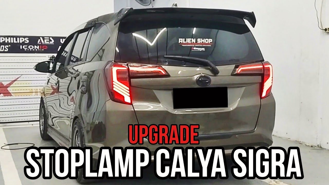 Upgrade pemasangan stoplamp calya sigra modifikasi