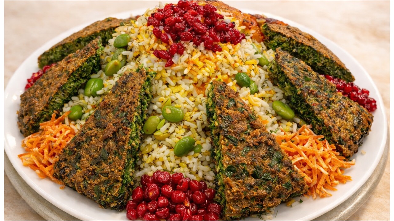 وقتی گوشت نداری ، این باقالی پلو بینظیرو درست کن !