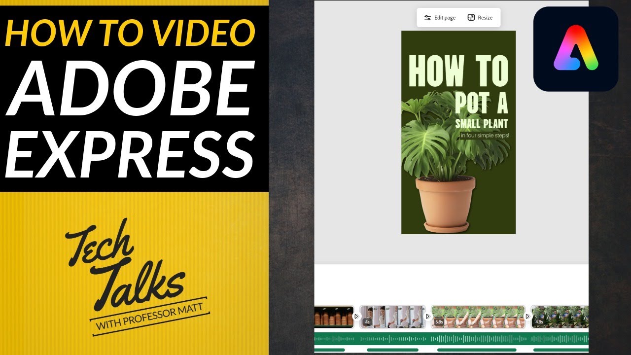 Создайте видео в Adobe Express 2025 | Быстро добавьте закадровый голос, музыку и переходы!
