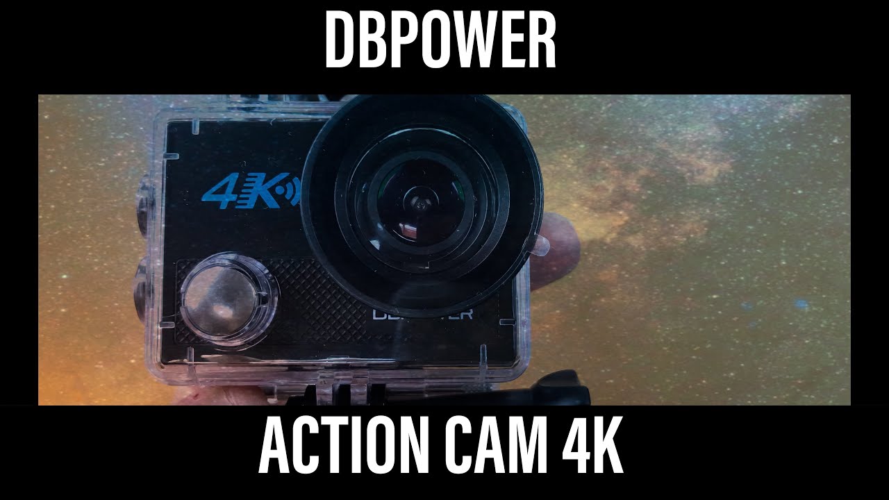 DBPOWER 4K Action Cam 20MP WiFi Sport Action Camera Ultra HD (UNBOXING)