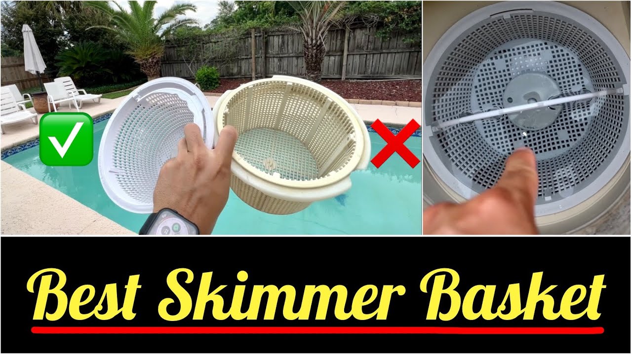 ✅Best Pool Skimmer Basket Replacement | Basket Part #: 27180-009-000 for Hayward Pool Skimmer