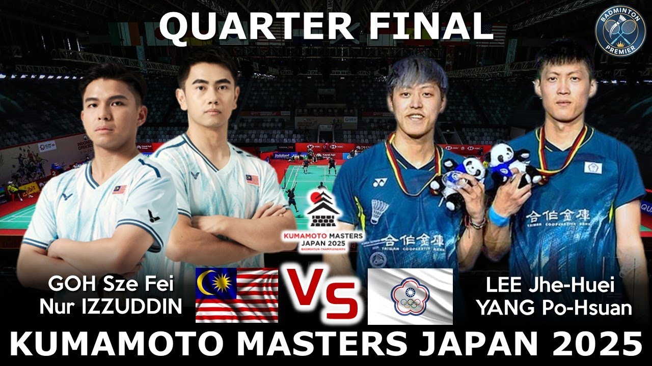 🔥AMAZING🔥GOH Sze Fei Nur IZZUDDIN vs LEE / YANG | Kumamoto Masters Japan 2025 Badminton