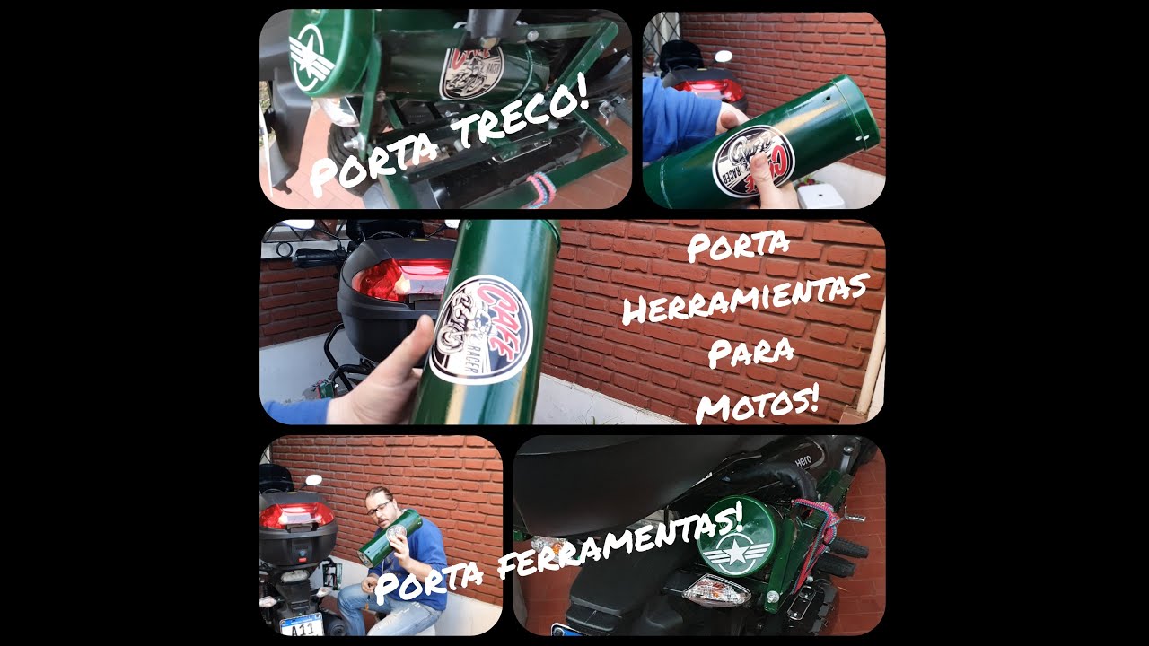 Porta Herramientas Para Moto Universal/Porta Treco/Porta Ferramentas Pra moto/ Hero Hunk 150