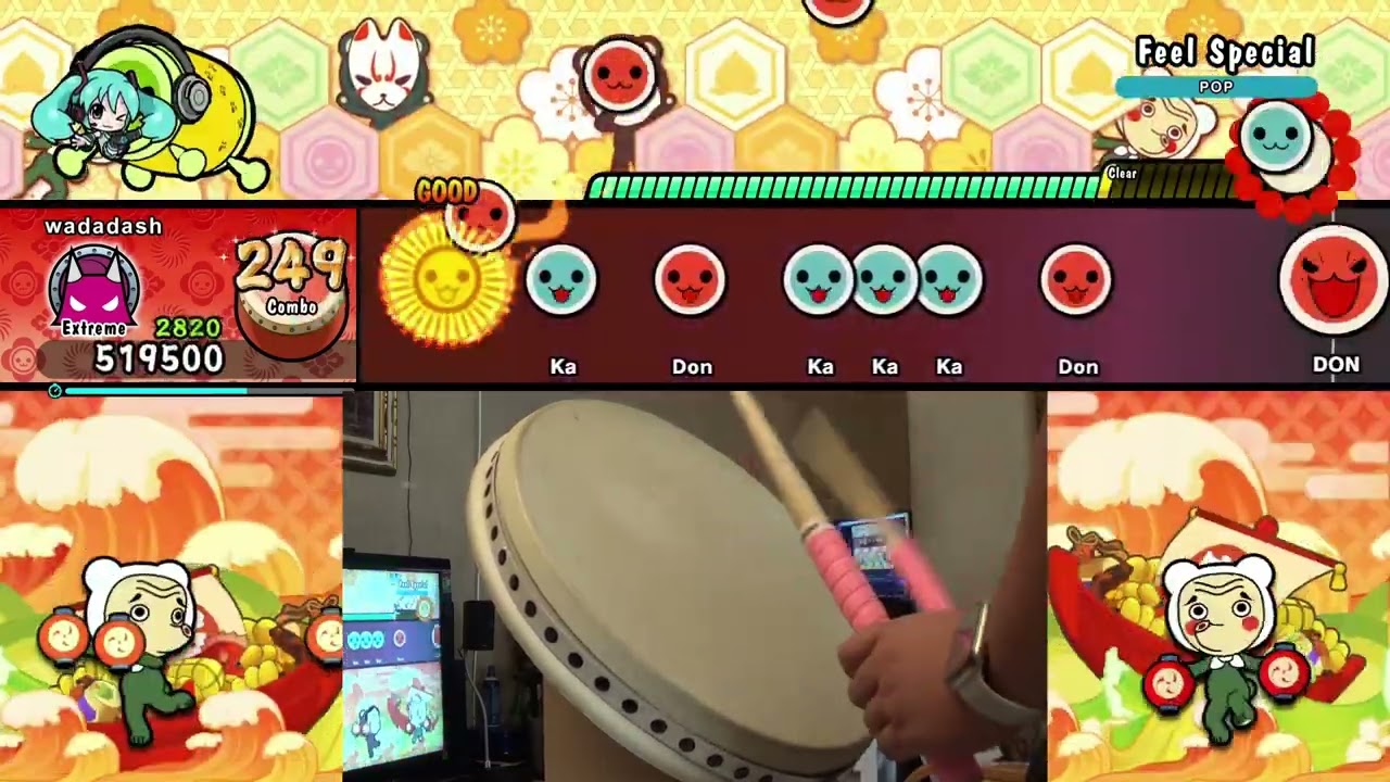 【Taiko no Tatsujin Rhythm Festival】TWICE - Feel Special FC