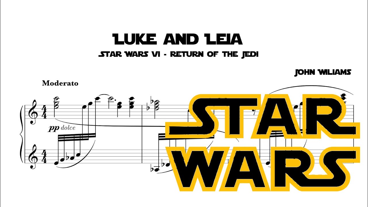 Luke and Leia - Star Wars Return of the Jedi