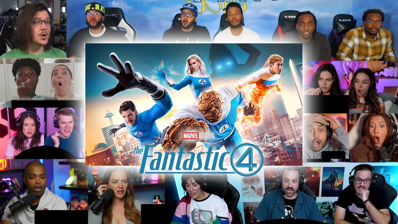 [19 People React] The Fantastic 4: First Steps (2025) MEGA Reaction Mashup