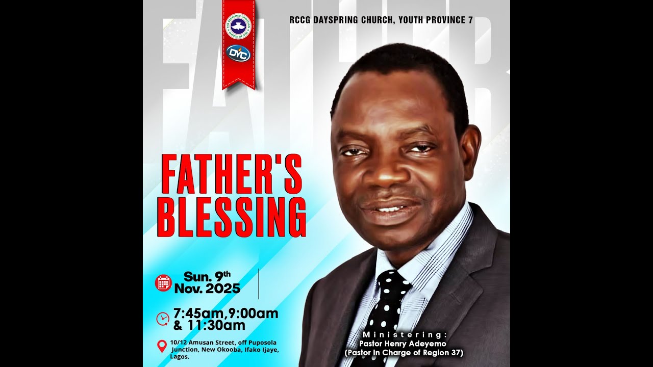FATHER'S BLESSING || NOV 09, 2025