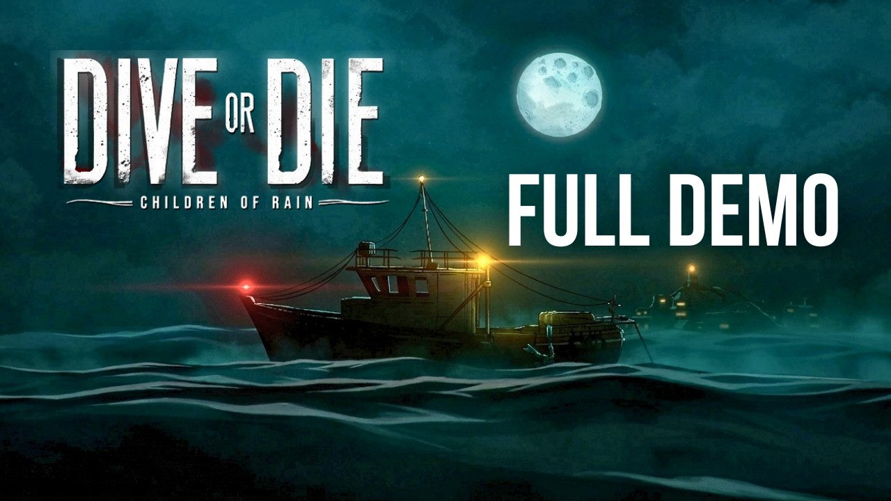 DIVE or DIE: Children of Rain Full Demo Gameplay Walkthrough No Commentary | Survive the Depths