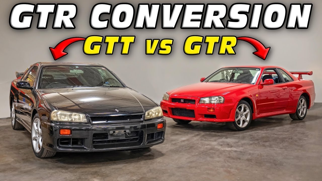 Превращение Nissan Skyline GT-T в Skyline GT-R