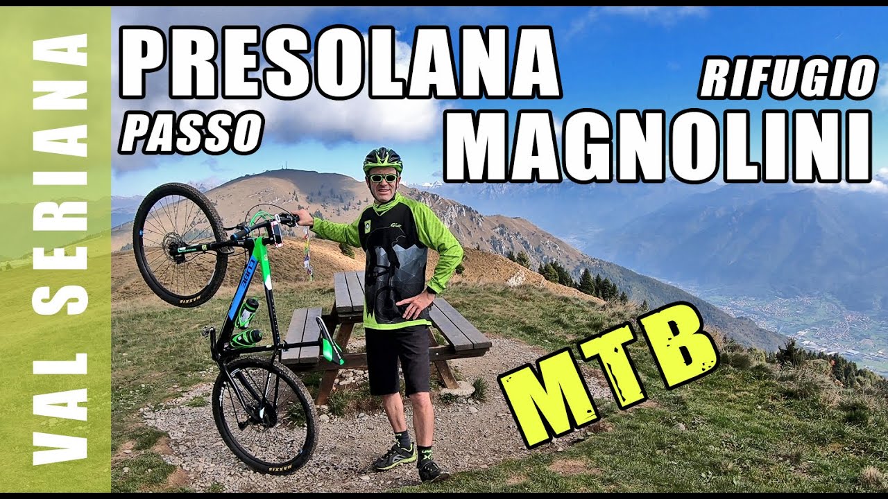 Rifugio MAGNOLINI Tour MTB, lungo i trail del passo Presolana e della val di Tede in Mountain Bike.