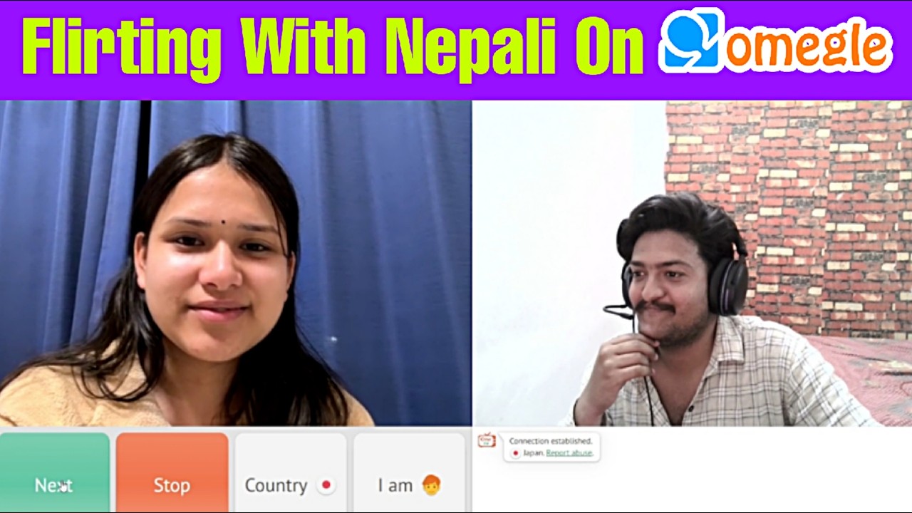 Flirting With Nepali Girl 🙈 on Omegle